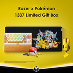 Razer x Pokémon Pikachu Earbuds Mouse Eevee Keyboard 1337 Limited Gift Box