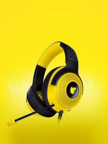 Razer x Pokémon Pikachu Kraken V3 USB Wired Gaming Headset