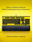 Razer x Pokémon Pikachu Wired Gaming Mechanical Keyboard, Optional Rest