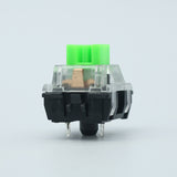 10pcs Razer Green Mech Switches Dual Side Walls Transparent Upper Housing Used